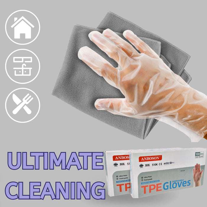Disposable Nitrile Gloves – Powder-Free, 100 Count